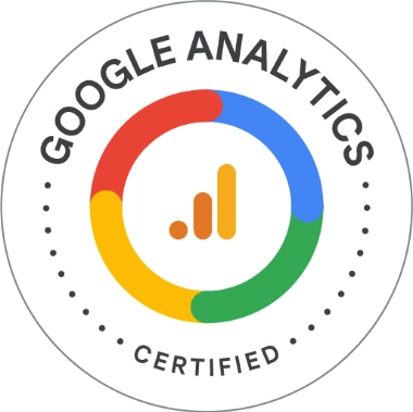 Google Analytics certified logo from Lab Zero Digital